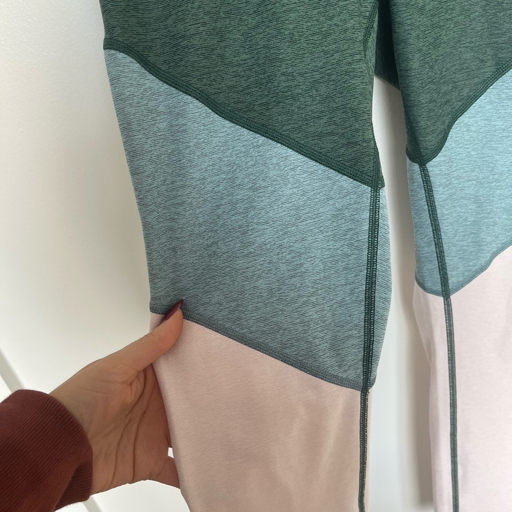Outdoor Voices NWOT Springs Leggings 7/8 Green Blue - Picture 5 of 9